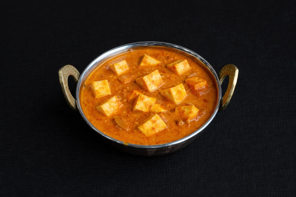 Paneer Butter Masala at Cafe Junoon, a pure vegetarian Indian cafe in Cornerstone, NE Calgary