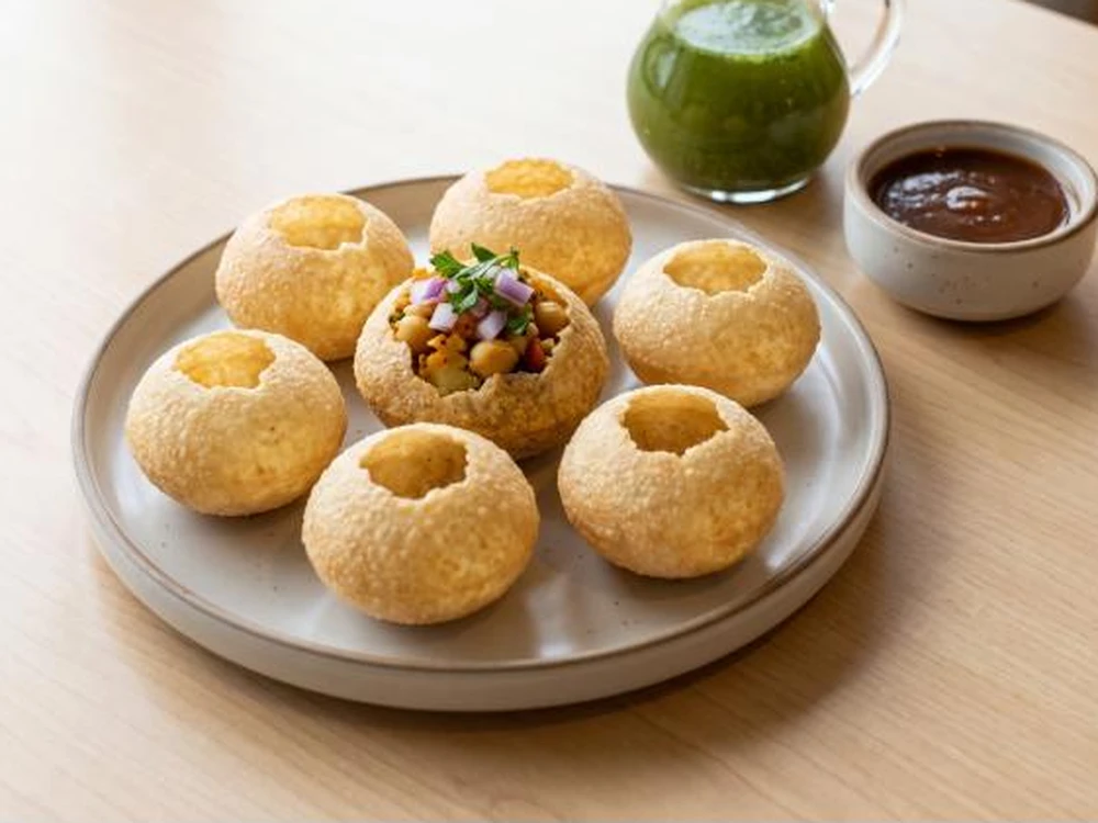 Pani Puri delivery in Cornerstone Calgary from Cafe Junoon